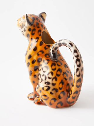 Les Ottomans ceramic Leopard Jug