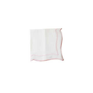 Parentesi rettangolare napkin white with rose
