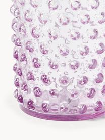 Hobnail glass purple, Anna von Lipa