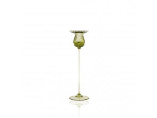 Tulipán candlestick 25 cm olive green