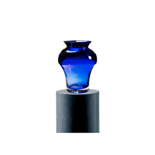 An Angel KING vase cobalt blue