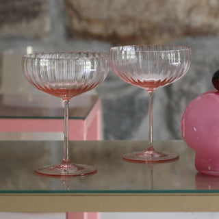 Anna von Lipa  Lyon Champagne glass pink