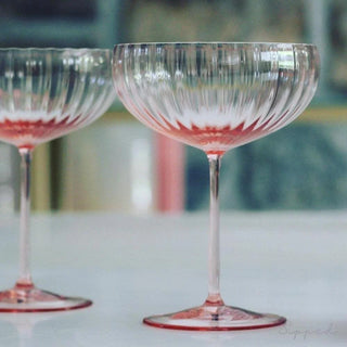 Anna von Lipa  Lyon Champagne glass pink