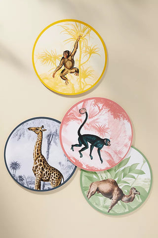 La Menagerie Les Ottomans porcelain plate