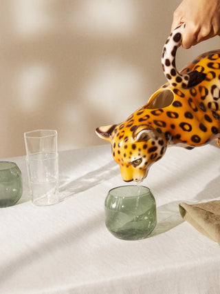 Les Ottomans ceramic Leopard Jug