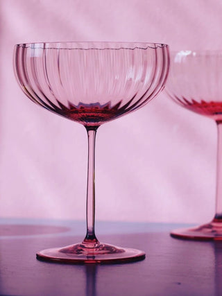 Anna von Lipa  Lyon Champagne glass pink