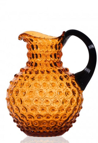 Paris Hobnail Jug 2L Amber + Dark Blue Smoke