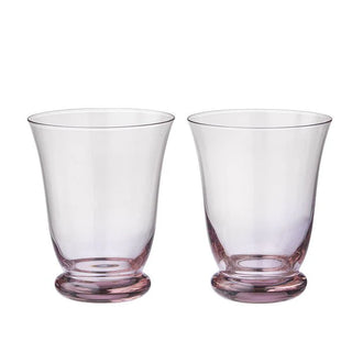 Water Glass Leopold Blush S/2pcs