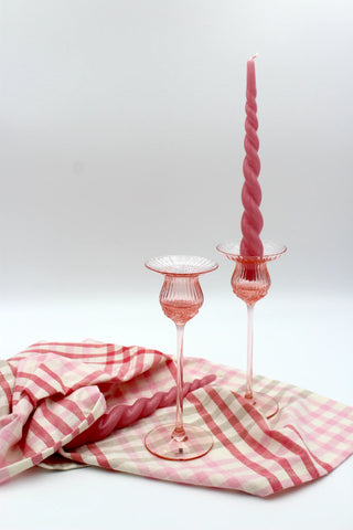 Anna von Lipa  Tulipán Candle Holder 25 cm Rosa