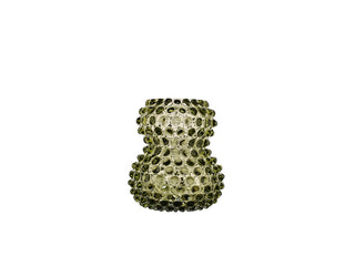 Anna von Lipa Hobnail Birdie Vase 13 cm Olivegreen