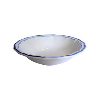 BOX OF 4 CEREAL BOWLS- FILET BLUE