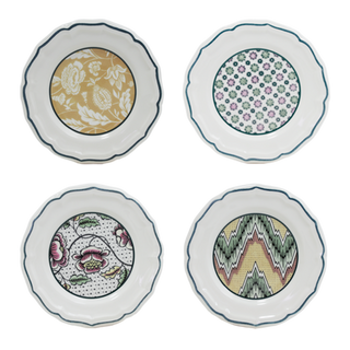 BOX OF 4 CANAPE PLATES ASSORTED - DOMINOTÉ