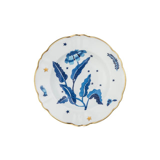 Bitossi Home Blue Floreal soup plate