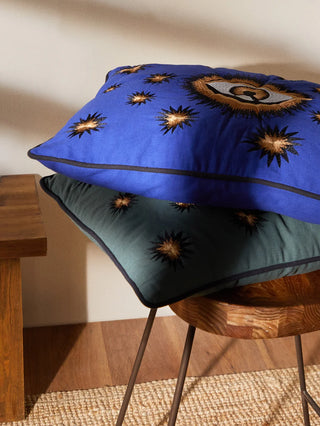 Les Ottomans hand embroidered cushion