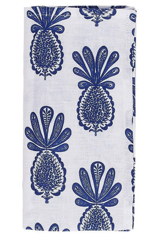 Wildbird Blu Small in Linen Large Napkins Set Of 6