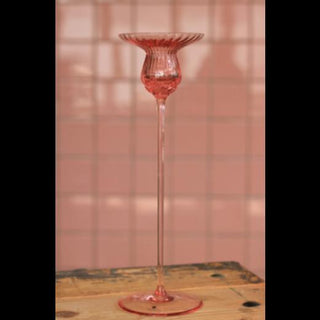 Tulipán Candle Holder 30 cm Pink