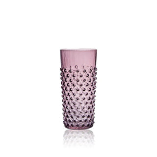 UNDERLAY VIOLET HOBNAIL TUMBLERS TALL