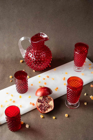 Paris Hobnail karafe 2L Garnet