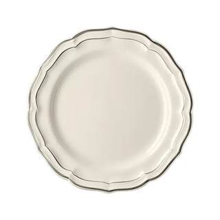 BOX OF 4 DINNER PLATES - FILET TAUPE